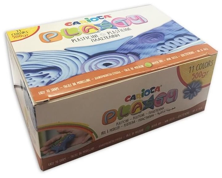 Πλαστελίνες Carioca Plasty 11Τεμ. 500gr. 42713