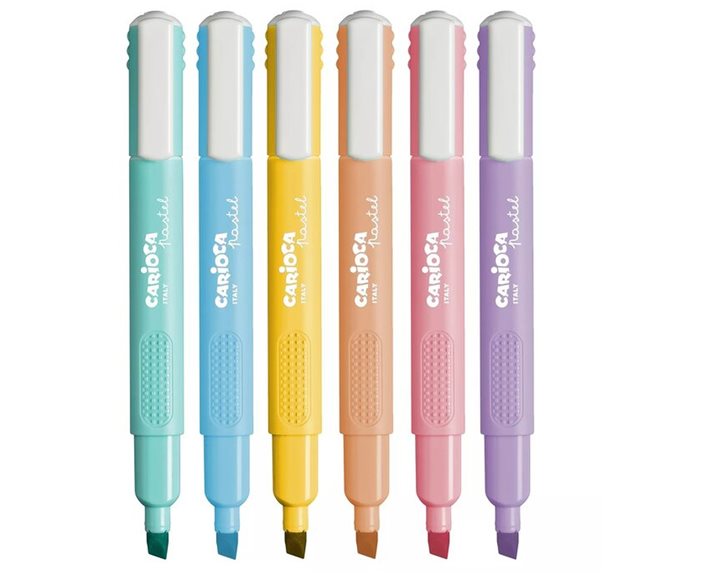 Μαρκαδόρος Υπογράμμισης Φωσφορούχος Carioca Pastel 4,5mm (Τυχαία επιλογή)