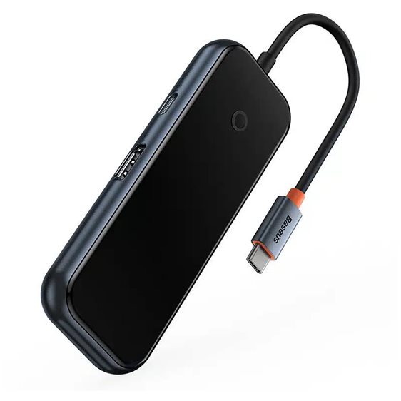 Baseus AcmeJoy USB-C Docking Station με HDMI 4K PD Γκρι WKJZ010213