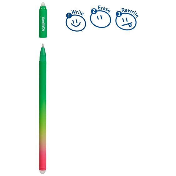 Στυλό Carioca Erasable Oops 0.7mm Πράσινο Μελάνι 31025/04
