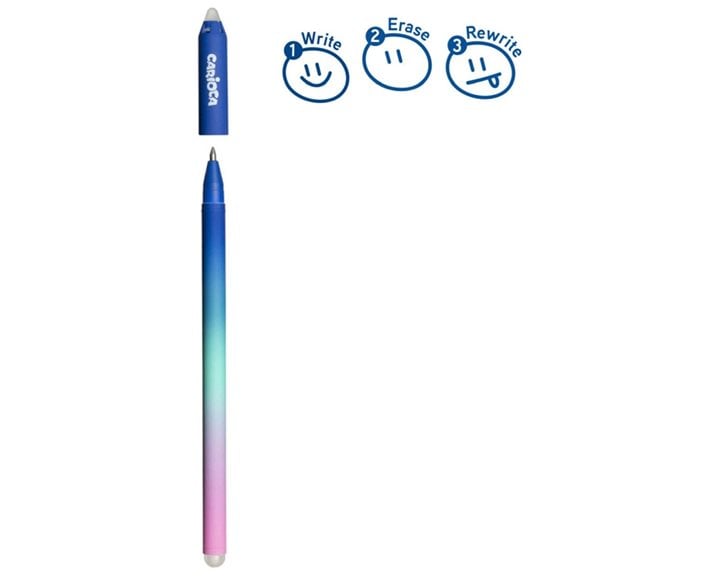Στυλό Carioca Erasable Oops 0.7mm  Μπλε 31025/02