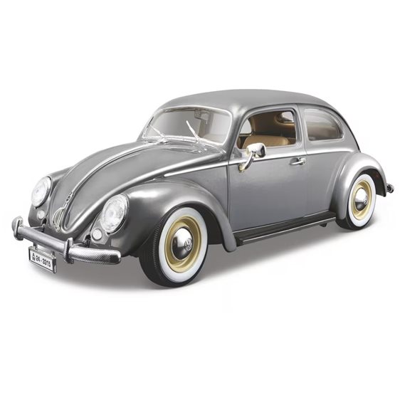 Bburago Αυτοκινητάκι 1:18 Volkswagen Kafer-Beetle (1955) Γκρι