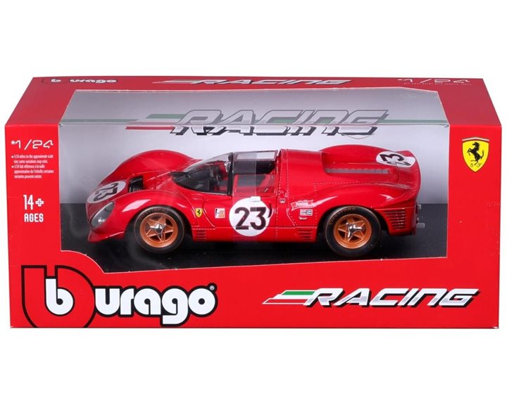 Bburago Αυτοκινητάκι Ferrari Racing 330 P4 Daytona 1967 1/24