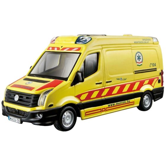 Bburago Αυτοκινητάκι Volkswagen Crafter Ambulance 1/50