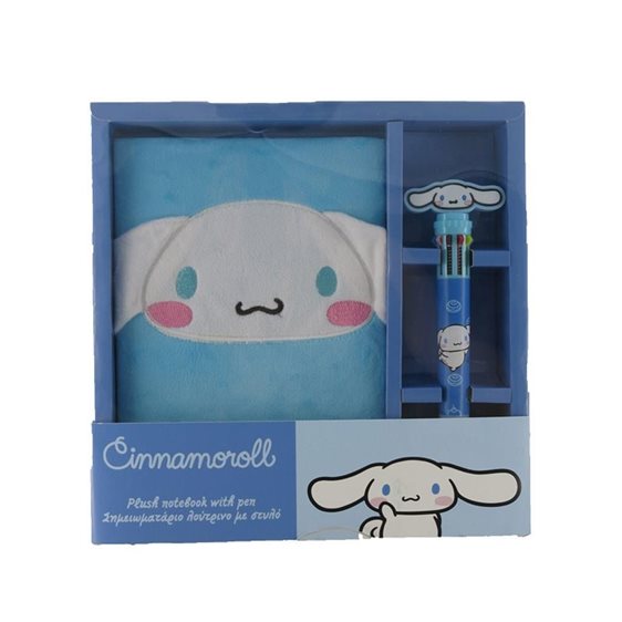 Σημειωματάριο Λούτρινο με Στυλό Cinnamoroll 000490136