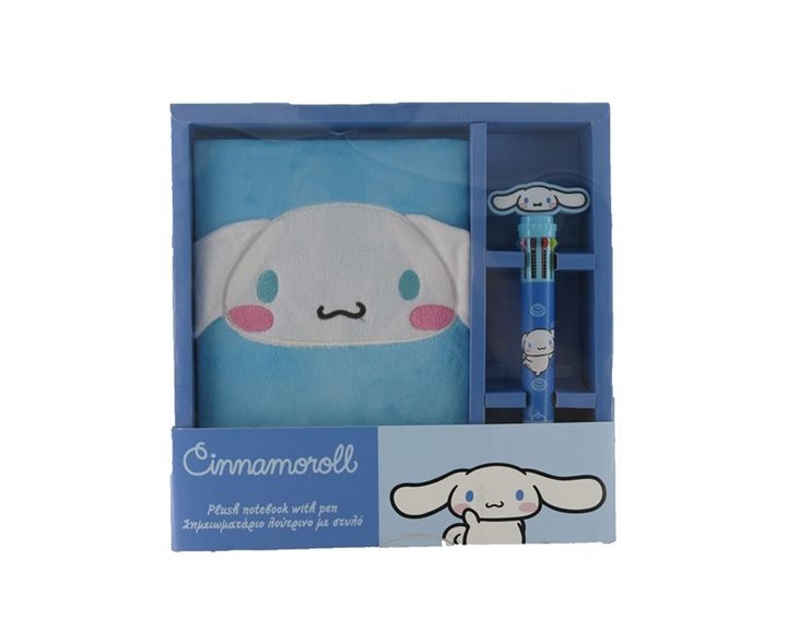 Σημειωματάριο Λούτρινο με Στυλό Cinnamoroll 000490136