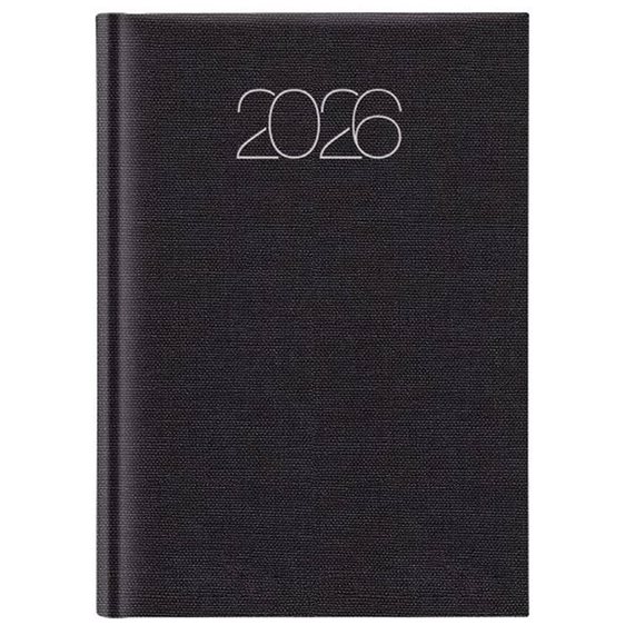 Ημερολόγιο Εβδ. 17,2x24 Cotton Classic Μαυρο