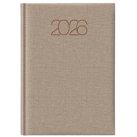 Ημερολόγιο Εβδ. 17,2x24 Cotton Classic Μπεζ