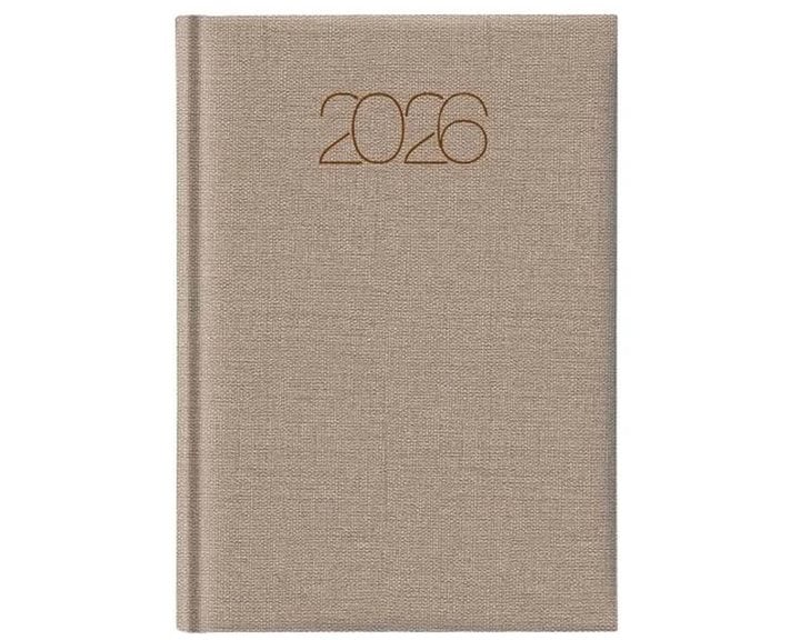 Ημερολόγιο Εβδ. 17,2x24 Cotton Classic Μπεζ