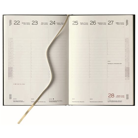 Ημερολόγιο Εβδ. 17,2x24 Cotton Classic Μπεζ