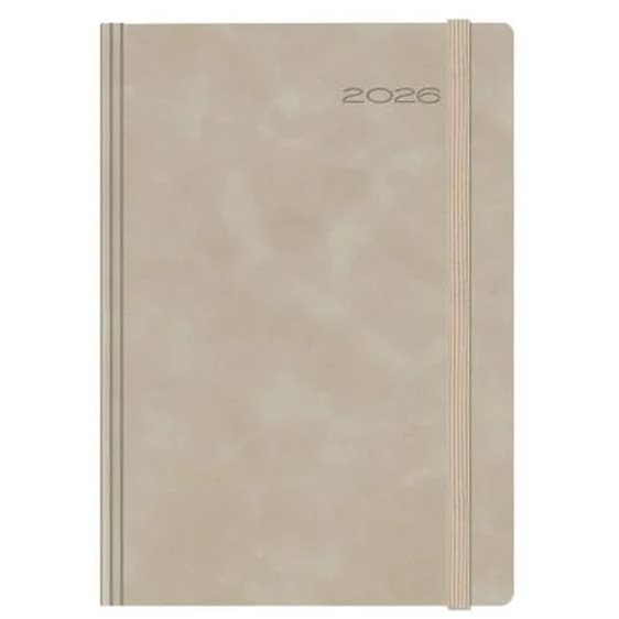 Ημερολόγιο Ημερ. 14.5x20.5 Avenue Chia Elastic Μπεζ