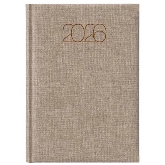 Ημερολόγιο Ημερ. 14.5x20.5 Cotton Classic Μπεζ