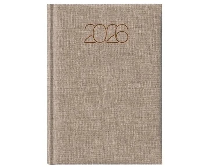 Ημερολόγιο Ημερ. 14.5x20.5 Cotton Classic Μπεζ