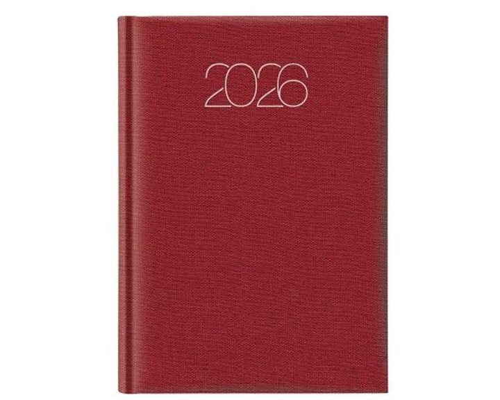 Ημερολόγιο Ημερ. 14.5x20.5 Cotton Classic Cardinal Red
