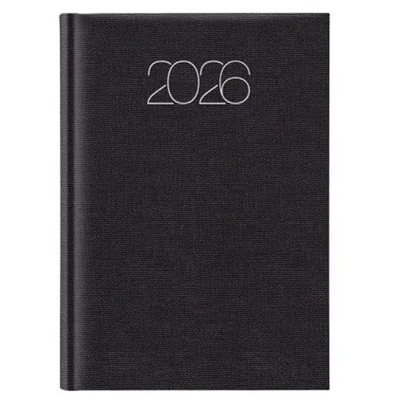 Ημερολόγιο Ημερ. 14.5x20.5 Cotton Classic Μαυρο