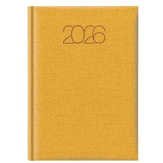 Ημερολόγιο Ημερ. 14.5x20.5 Cotton Classic Μουσταρδι