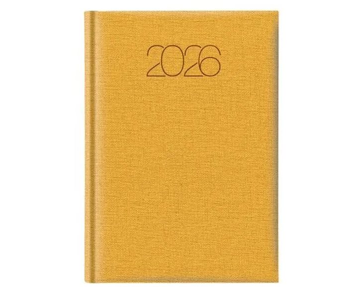 Ημερολόγιο Ημερ. 14.5x20.5 Cotton Classic Μουσταρδι