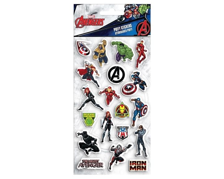Αυτοκόλλητα Puffy Avengers 10x22cm 506257