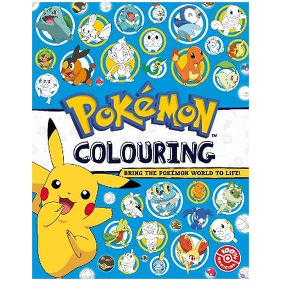 THE POKEMON COLOURING BOOK PB
