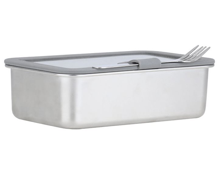 Estia Φαγητοδοχείο INOX 1250ml Click and Seal Γυάλινο 01-33026
