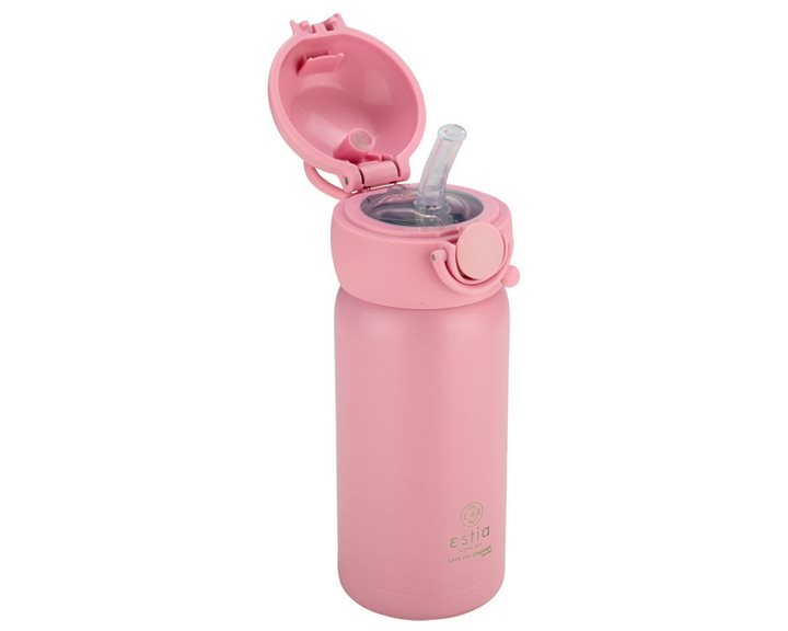 Estia Παγούρι - Θερμός 350ml Με Καλαμάκι Save The Aegean Candy Pink 01-23515