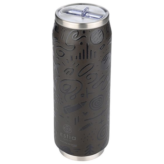 Estia Ποτήρι Θερμός 500ml Save The Aegean Noir Echo 01-22631