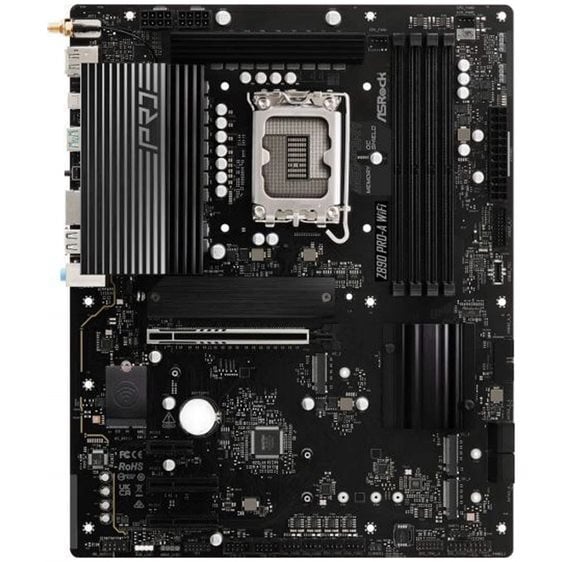 ASROCK MB Z890 PRO-A WIFI, SOCKET INTEL LGA1851, CS INTEL Z890, 4 DIMM SOCKETS DDR5, HDMI/DP, PCI-E GEN 5.0, 2.5G LAN, WIFI6E, ATX, 3YW.