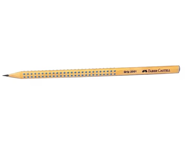 Μολύβι Faber-Castell Τριγωνικό Grip 2001 φυσικο ξυλο μπλε 217051