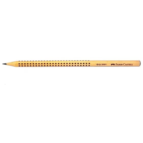 Μολύβι Faber-Castell Τριγωνικό Grip 2001 φυσικο ξυλο μαυρο 217053