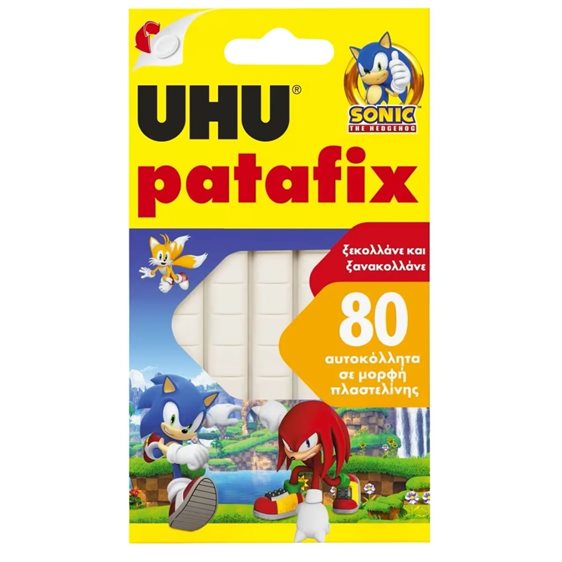 Uhu Patafix Λευκα 80 Αυτοκόλλητα Διπλής Όψης