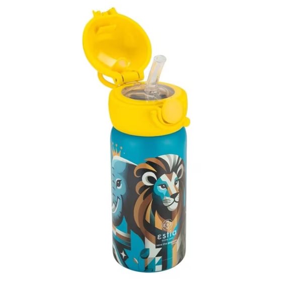 Estia Παγούρι - Θερμός 350ml Με Καλαμάκι Save The Aegean Jungle 01-27537