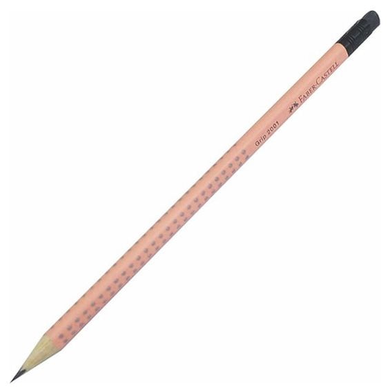 Μολύβι Faber Castel με γόμα Peach HB