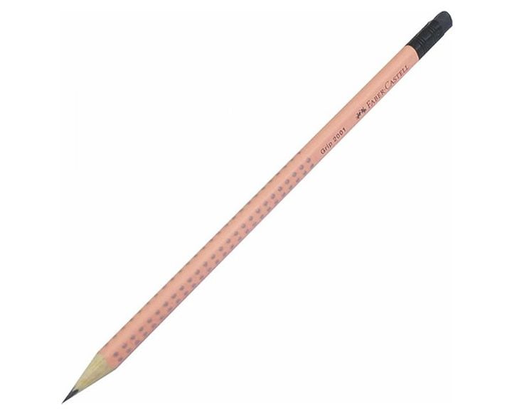 Μολύβι Faber Castel με γόμα Peach HB