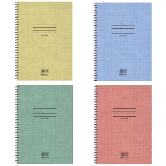 Τετράδιο Σπιράλ Α4 Colorline 1θ. 60φυλ.