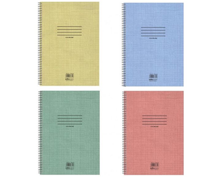 Τετράδιο Σπιράλ Α4 Colorline 1θ. 60φυλ.