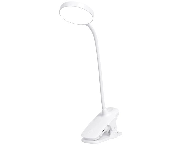 Φωτιστικό Γραφείου TLC 015  Μανταλάκι Led Λευκό Step Dimmer CCT 7W CCT