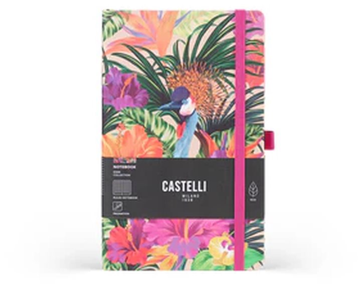 Σημειωματάριο Castelli Μ Ριγε 13x21 Eden Tropical