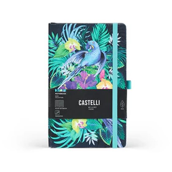 Σημειωματάριο Castelli Μ Ριγε 13x21 Eden Jungle