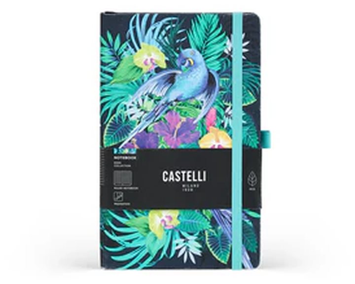 Σημειωματάριο Castelli Μ Ριγε 13x21 Eden Jungle