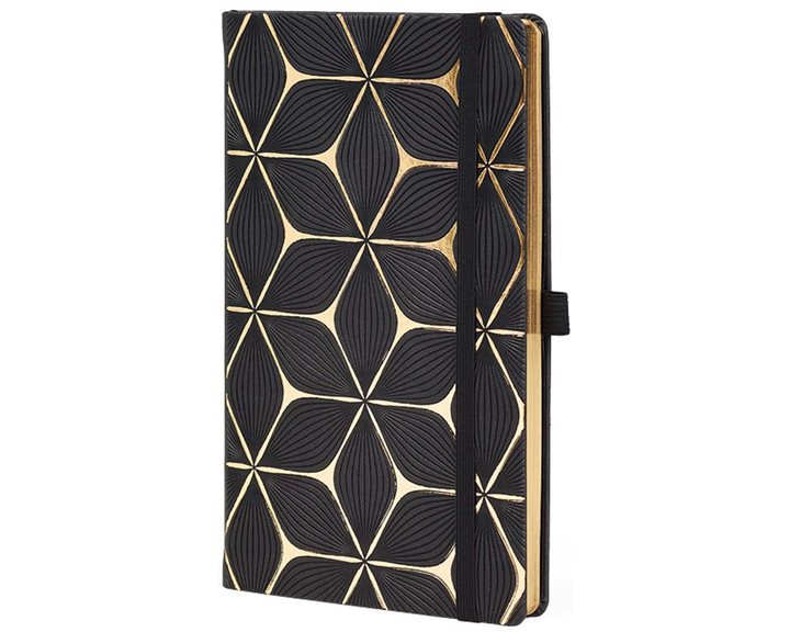 Σημειωματάριο Castelli Μ Ριγε 13x21 Flower Gold