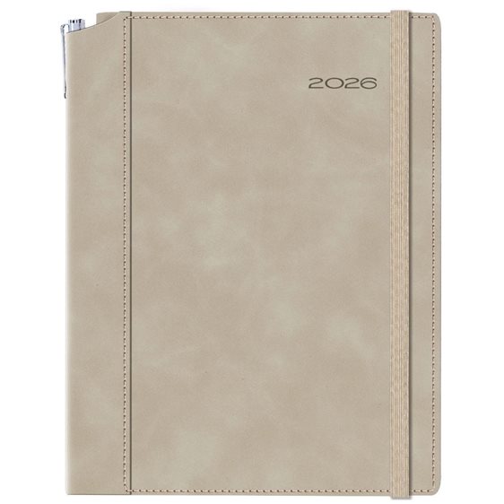 Ημερολόγιο Ημερ. 14.4x24 Borneo Chia Beige