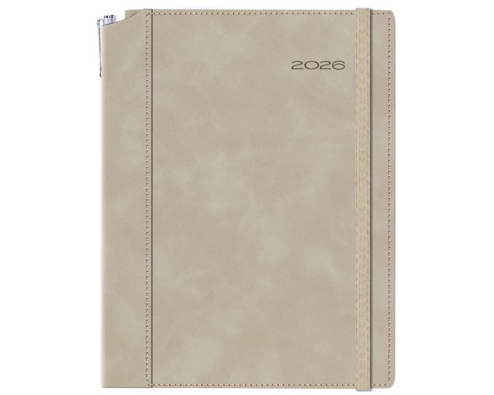 Ημερολόγιο Ημερ. 14.4x24 Borneo Chia Beige