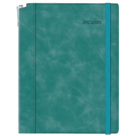 Ημερολόγιο Ημερ. 14.4x24 Borneo Chia Turquoise