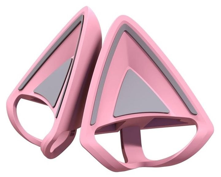 Razer Kitty Ears V2 Quartz Pink - Clip-on Kitty Ears for Headsets - Universal Fit