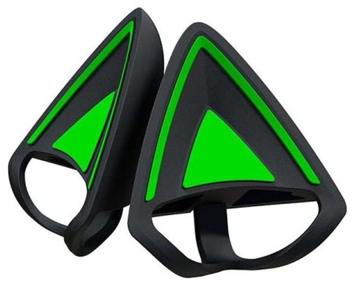 Razer Kitty Ears V2 Black - Clip on Cat Ear - Gaming Headsets / Headphones - Universal Fit
