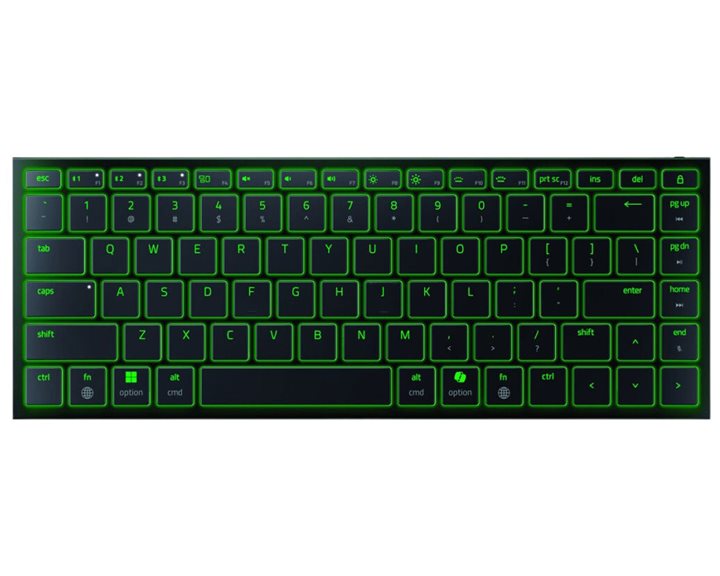 RAZER JORO - Portable Wireless RGB Gaming Keyboard - Thin,Light - Low Profile - Bluetooth / Type C