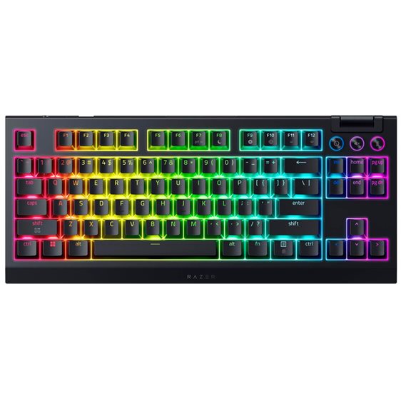 RAZER Blackwidow V4 TKL HYPERSPEED - RGB Wireless Hot-Swap Gaming Keyboard - Orange Tactile Switches
