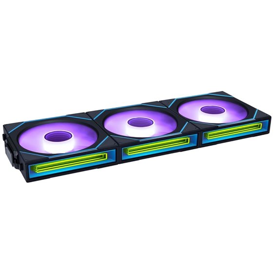 Lian Li UNI FAN SL INFINITY Wireless 3-Pack Black aRGB PWM 120mm 0~2200RPM Controller Included