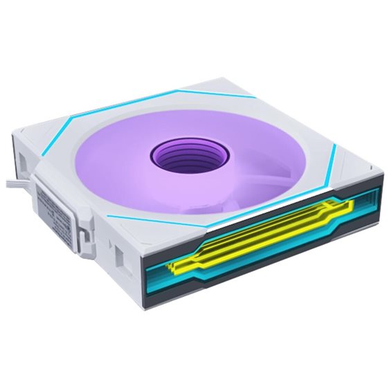 Lian Li UNI FAN INFINITY SL - 120 - Reverse - Wireless - White - aRGB PWM Fan (1pcs) no controller