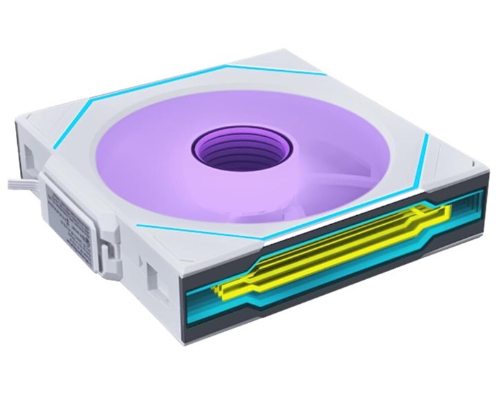 Lian Li UNI FAN INFINITY SL - 120 - Reverse - Wireless - White - aRGB PWM Fan (1pcs) no controller